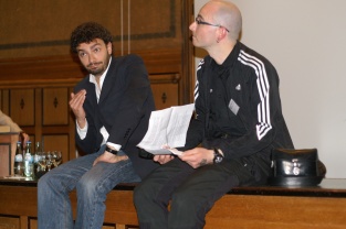 Skeptische Falluntersucher unter sich: Massimo Polidoro und Mark Benecke  